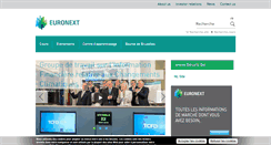 Desktop Screenshot of bourse.be